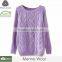 Apricot Batwing top Long Sleeve Pullovers Sweater,oem clothing manufacturing