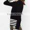 EY0861S European Style Fashion Stripe Pullover Women Sweater