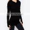 Soft-touch Stretch Jersey Seamless Design Long Sleeve Custom Hoodies for Ladies