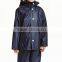 Top quality wholesale attached hood rain jacket waterproof kids jacket