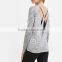 2017 Latest deisgn custom yoga fitness sports wear for women longsleeve shirts