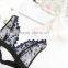 B13393A europea women sexy perspective Underwear bra sets deep v bra sets