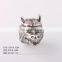Latest Design High Quality Hollow Wolf Stainless Steel Ring