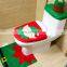 Christmas decoration toilet pad