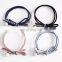Chic new arrival double layer bowknot ribbon ponytail holder