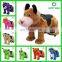 HI Electric ride on animal for kids in shop,stuffed animal ride electric for mall with coin operate