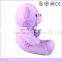 Beautiful bear purple color teddy bear plush toy with scarf