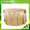 hot selling wholesale customized plain color satin round table cloth