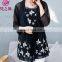 Two-piece Hot Drill Embroidery Designed Lady Tank Top And Cardigan Set