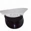 plain white army peak cap/round uniform hat
