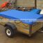 PVC coated tarpaulin waterproof tarp for open trailer hitch cover