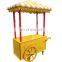 Hot sale type stainless steel food van food cart/burger food cart