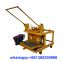 QMR4-45 Small diesel engine mobile egg laying concrete brick making machine price in China