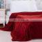 Tex-cel OEM100% Polyester Microfiber Super soft Worm touch Solid Flannel  Fleece Blanket