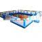 Outdoor Mobile Giant pop up inflatable football arena,inflatable water soap slippy football sport game