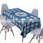 Nordic Fashion Style Waterproof Oilproof Cotton Linen All Over Printed FancyTable Cloth For Dining Room