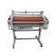 FM1100 1050mm Width Single/Double Sided laminating  4 rubber roller   Hot & Cold Roll Laminator  For Paper