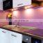 High Quality Tempered Glass Wall Printed Splash Back for Kitchen