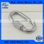 Stainless steel quick link for outdoor hiking climbing Stainless steel carabiner