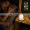 2020 Hot Sale Heart Shape Rechargeable Battery LED Night Light custom wedding gift for room