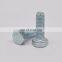 Plain zinc galvanizing grade 4.6 grade 8.8  bolt specification Hexagonal high tensile hex bolt and nut class 109