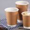 High quality biodegradable 16oz double wall kraft paper coffee cups