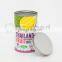 Fancy Cardboard Tube Food Packaging Cardboard Box Round Cylinder with tin cap