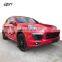 2015-2017 for Porsche Cayenne 958 turbo front bumper and GTS style body kit side skirts rear spoiler pp material