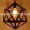 2019 New Arrival Retro Iron Cage Industrial Frame Pendant LED Light Loft Ceiling Lamp Shade for Home Living Room Decoration