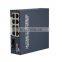 Industrial Grade 10/100M Single Mode  Fiber Optic Media Converter 1 Fiber 8 RJ45