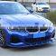 Changzhou Honghang Factory Auto Body Kits 3-stage Lip, Front Bumper Splitter Lip Diffuser For BMW 3 Series G20 G28 2019 2020