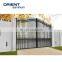 Laser Cut Custom Fabrication Aluminum Powder Coated Gate Designs Metal Sliding Garden Fence Gate factory