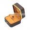 High-end custom Ring jade pendant packing pu  leather jewelry ring box Jewelry Box packaging