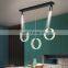 New Listed Indoor Decoration Dining Room Bedroom Hanging Iron Acrylic Modern Chandelier