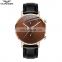 GUANQIN GS19101 Classic Luxury Sport Watches For Men Black Leather Band Quartz 24 Hours Display Wrist Watch