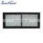 New design modern slim frame aluminum sliding glass windows