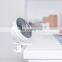 Portable USB Table Fan Clip-on Type Rechargeable Cooling Mini Desk Fan 360 Degree Rotation 3 Speeds Adjustable Clip-on Fan