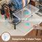 2-Tier 304 Stainless Steel Dish Drying Rack with Utensil Cutting Board Holder and Drainboard Set for Kitchen Counter