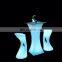 outdoor party tables and chairs /Outdoor Luminous Remote control 16 color changing LED table furniture