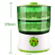 Máquina de germinar brotes de judía verde totalmente automática, germinadora de semillas de doble capa de gran capacidad inteligente (Wechat:13510231336)