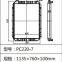 Kühlerabdeckung PC220-6 PC220-7 PC220-8 All-Aluminium-Baggerkühler als Ersatzteil für Baggerkühler