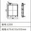 heat exchangers system cooling For CAT Caterpillar E308 E308D Radiator Factory