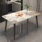 Elegant Fixed Rock Slab Dining Tables for Your Home