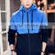 2014 men fashion long sleeve hoody with zipper and hood 100 cotton from china