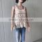 Summer hot embroidery water soluble lace/cotton lace vest for sexy girls