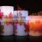 Maple leaves led candle with timer