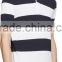 Top Quality New Design Plain White/Black Strip Polo T shirt for Men