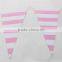 Professional Party Supplier Striped Paper Flags for Baby shower