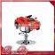 Salon headrest barber chair with plastic