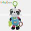 Babyfans Baby Cute Panda Cartoon Shaped Plush Music Puppet Educational Toys china factory wholesale